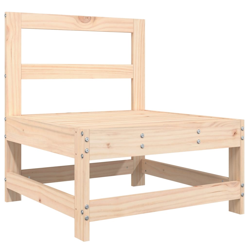 4-Tlg. Garten-Lounge-Set Massivholz Kiefer