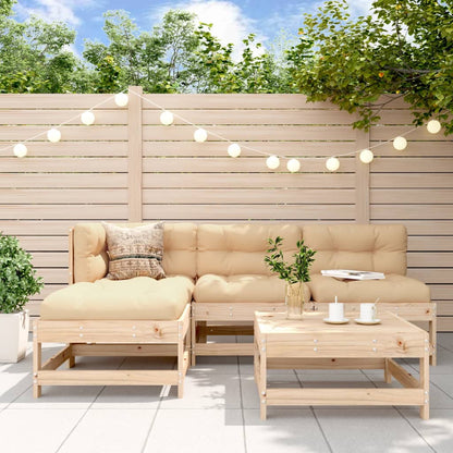 5-Tlg. Garten-Lounge-Set Kiefernholz Imprägniert