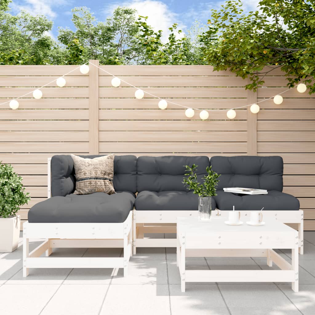 5-Tlg. Garten-Lounge-Set Kiefernholz Imprägniert
