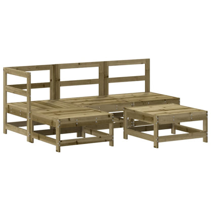 5-Tlg. Garten-Lounge-Set Kiefernholz Imprägniert