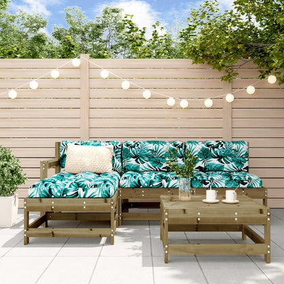 5-Tlg. Garten-Lounge-Set Kiefernholz Imprägniert