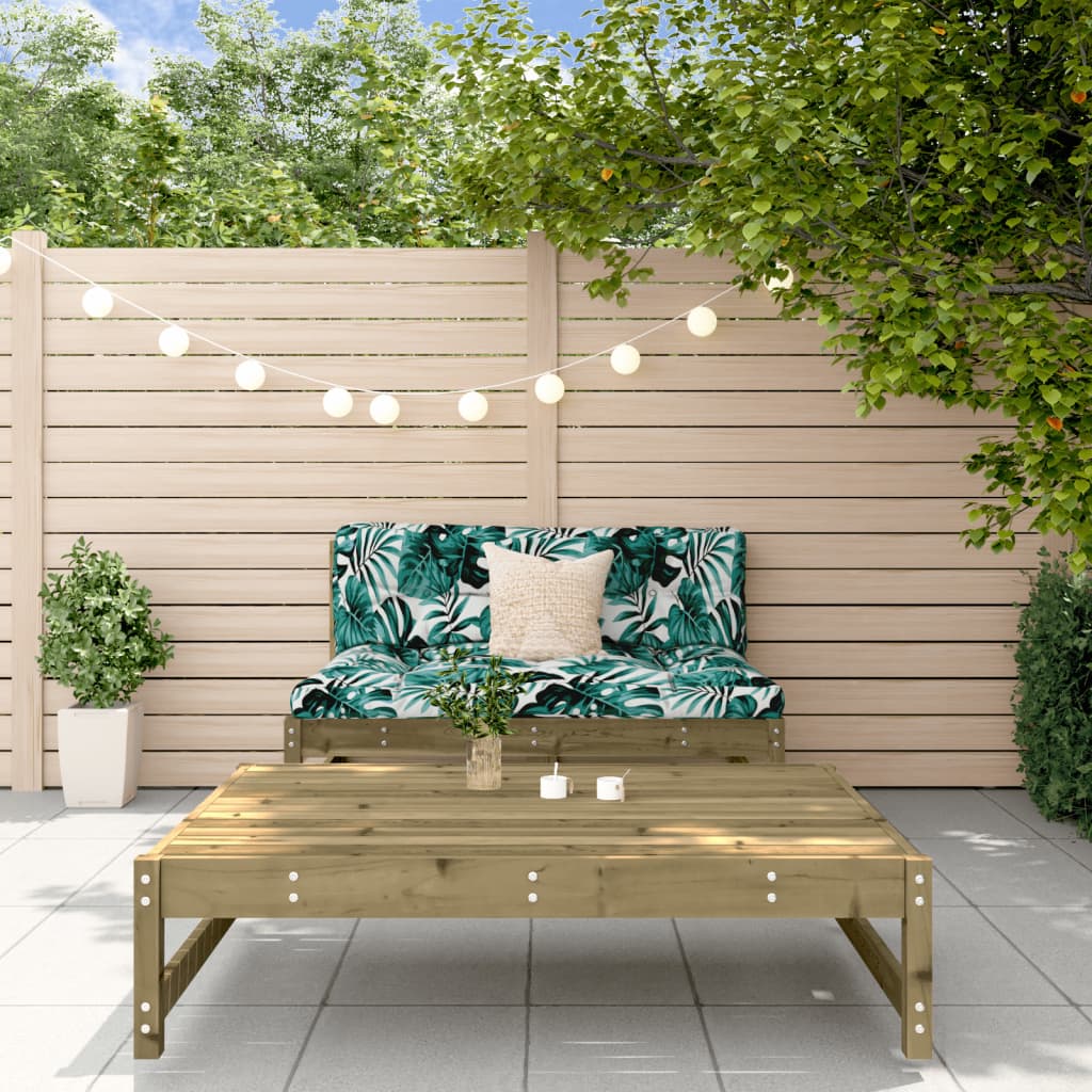 2-Tlg. Garten-Lounge-Set Massivholz Douglasie