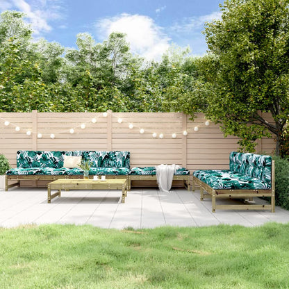 6-Tlg. Garten-Lounge-Set Massivholz Douglasie