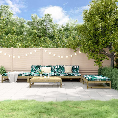 5-Tlg. Garten-Lounge-Set Massivholz Kiefer