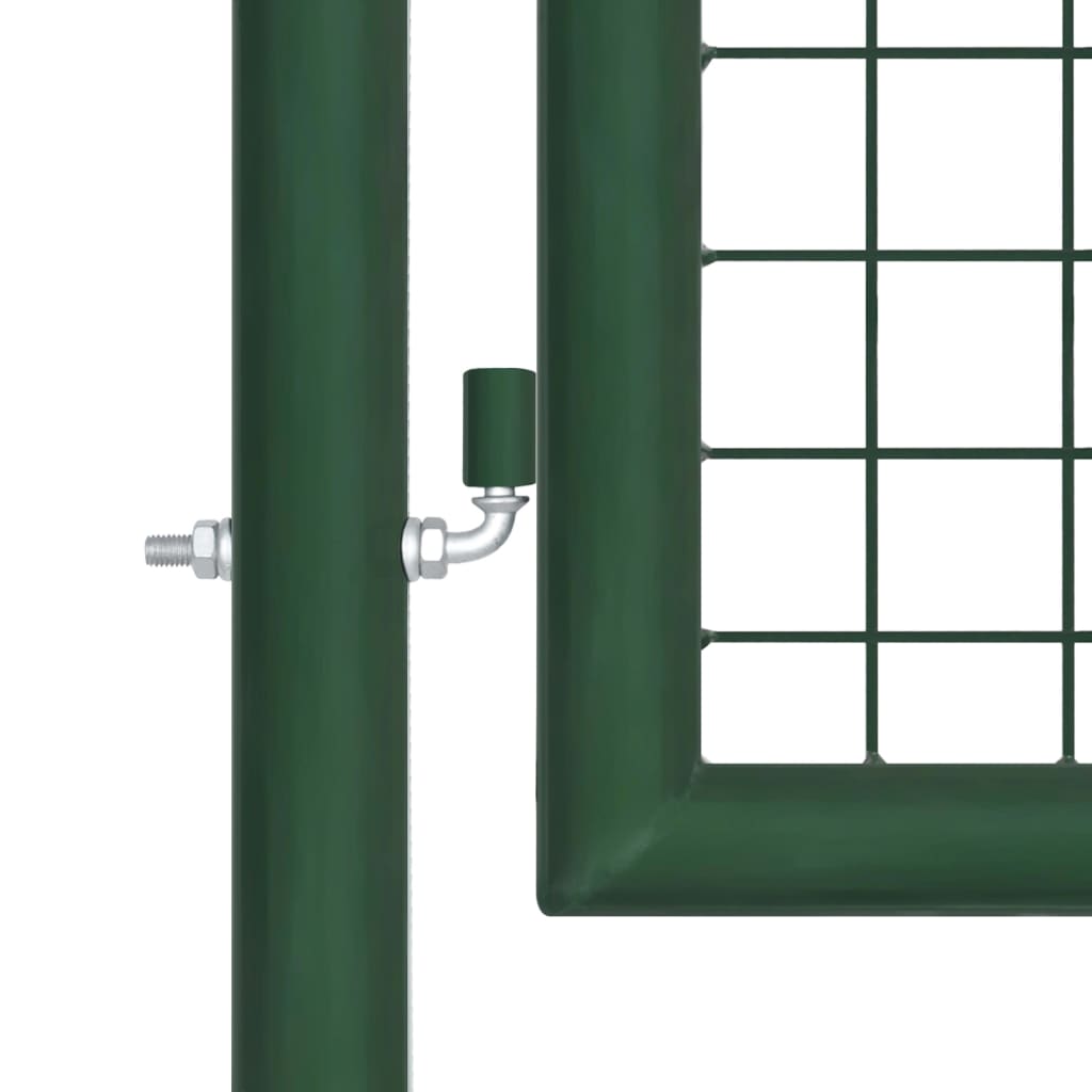 Maschen-Gartentor 350X125 Cm Verzinkter Stahl