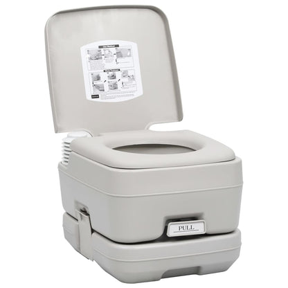 Tragbare Camping-Toilette Mit Wasserbehälter