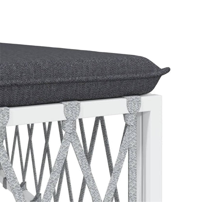 6-Tlg. Garten-Lounge-Set Mit Kissen Stahl