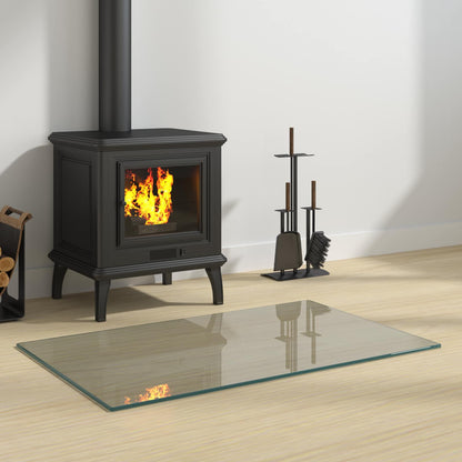 Feuerstelle Glasplatte Glas
