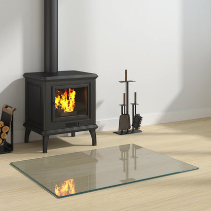 Feuerstelle Glasplatte Glas