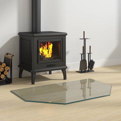 Feuerstelle Glasplatte Transparent Glas