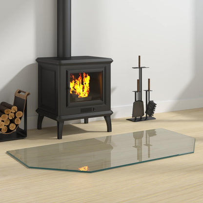 Feuerstelle Glasplatte Transparent Glas