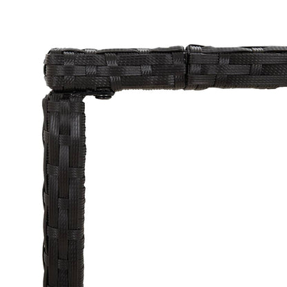 5-Tlg. Gartenbar-Set Poly Rattan