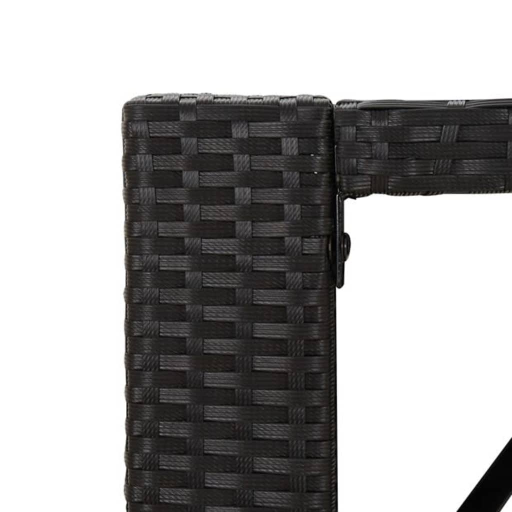 5-Tlg. Gartenbar-Set Poly Rattan