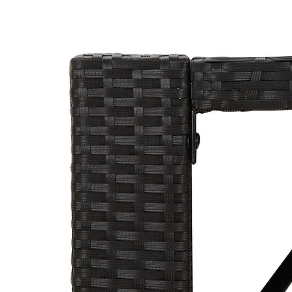 7-Tlg. Gartenbar-Set Poly Rattan