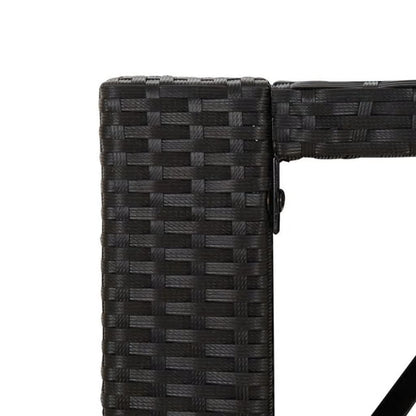 7-Tlg. Gartenbar-Set Poly Rattan