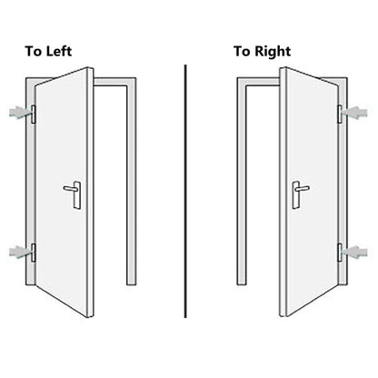 Haustür Weiß 108X208 Cm Pvc Weiß Außen / Weiß Innen