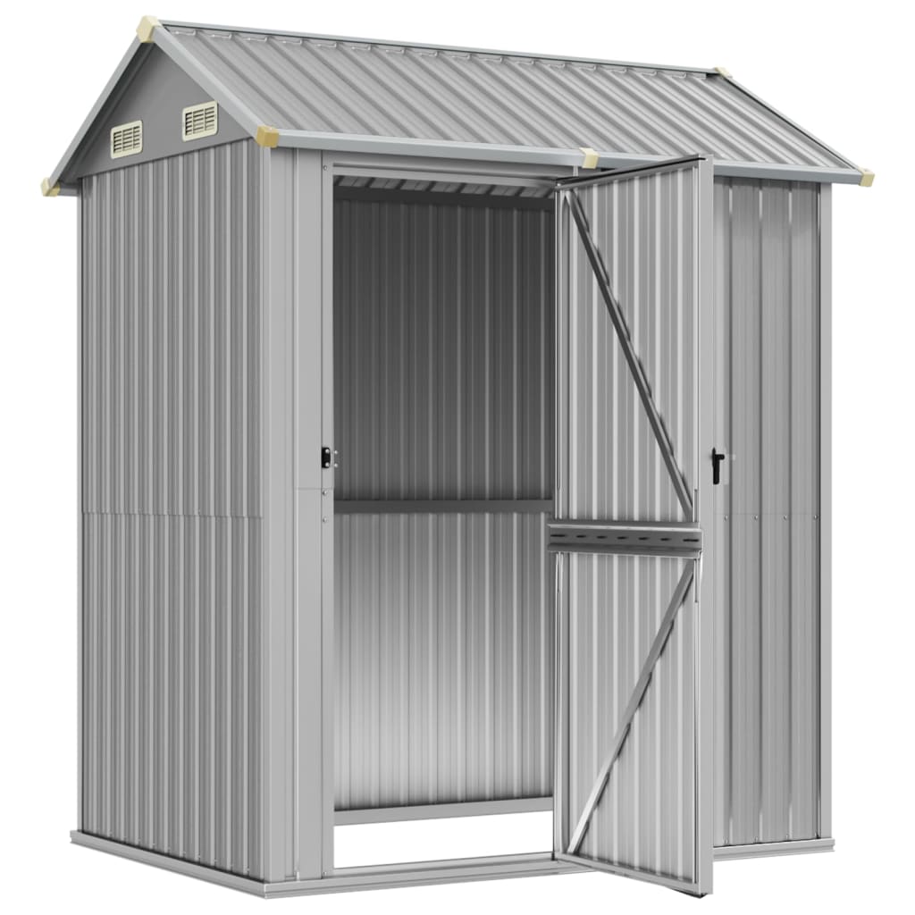 Gartenhaus 192X152,5X237 Cm Verzinkter Stahl