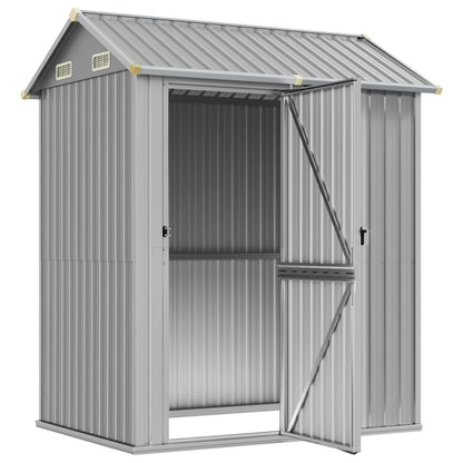 Gartenhaus 192X152,5X237 Cm Verzinkter Stahl