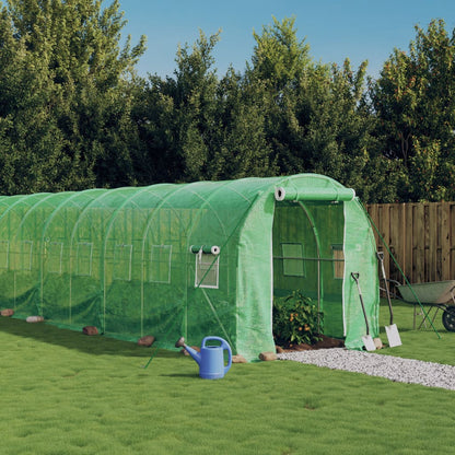 Gewächshaus Mit Stahlrahmen 16 M² 8X2X2 M