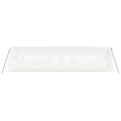 Gewächshaus Mit Stahlrahmen 16 M² 8X2X2 M