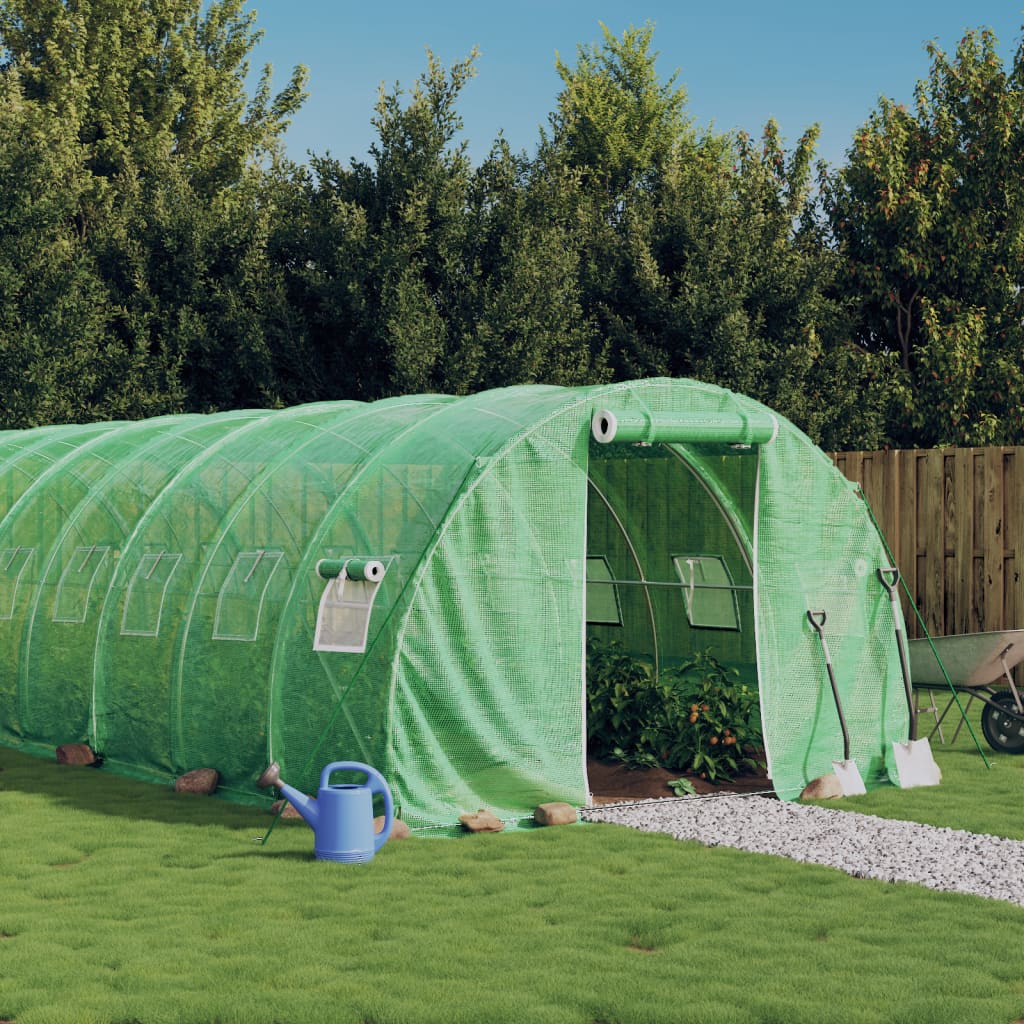 Gewächshaus Mit Stahlrahmen 42 M² 14X3X2 M