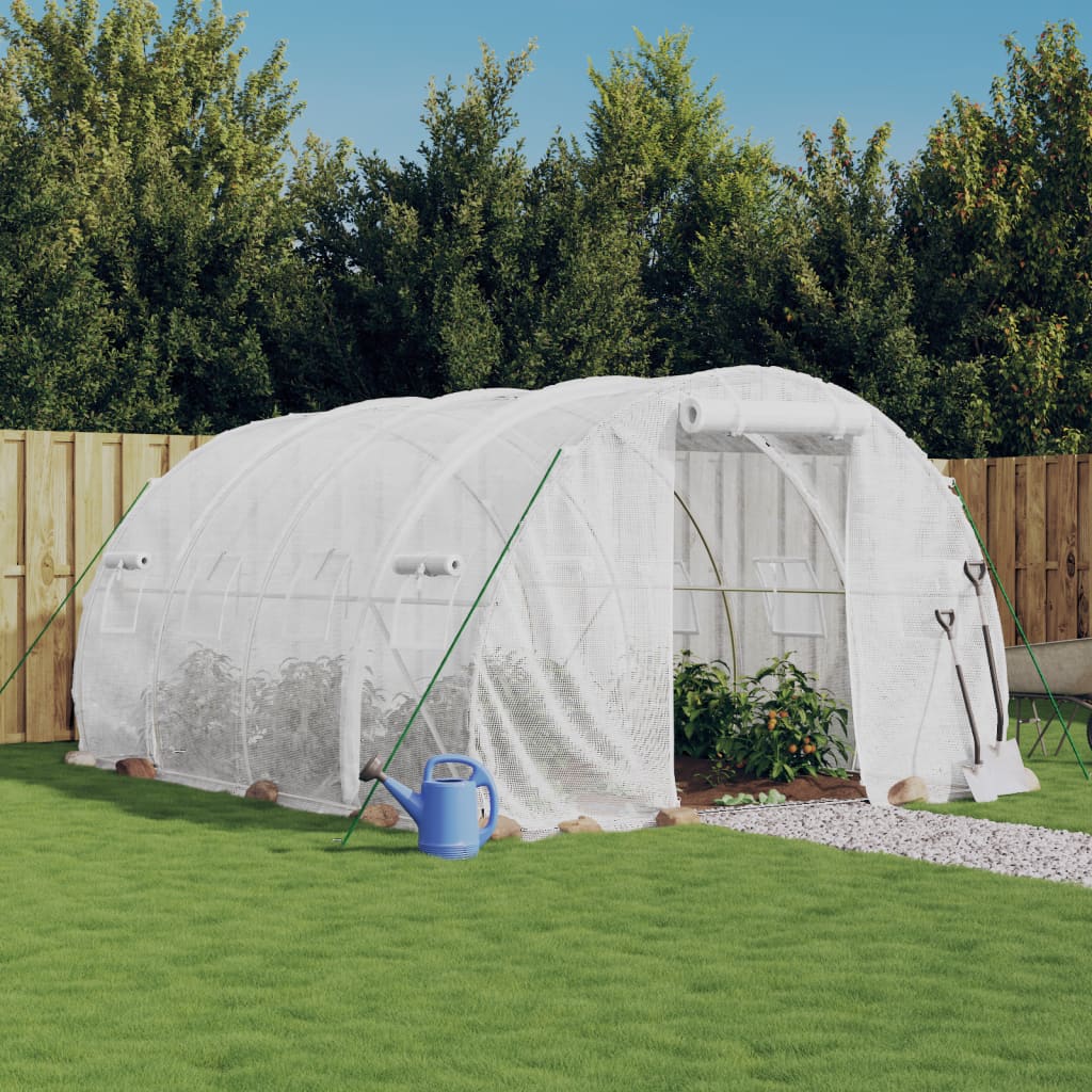 Gewächshaus Mit Stahlrahmen 42 M² 14X3X2 M