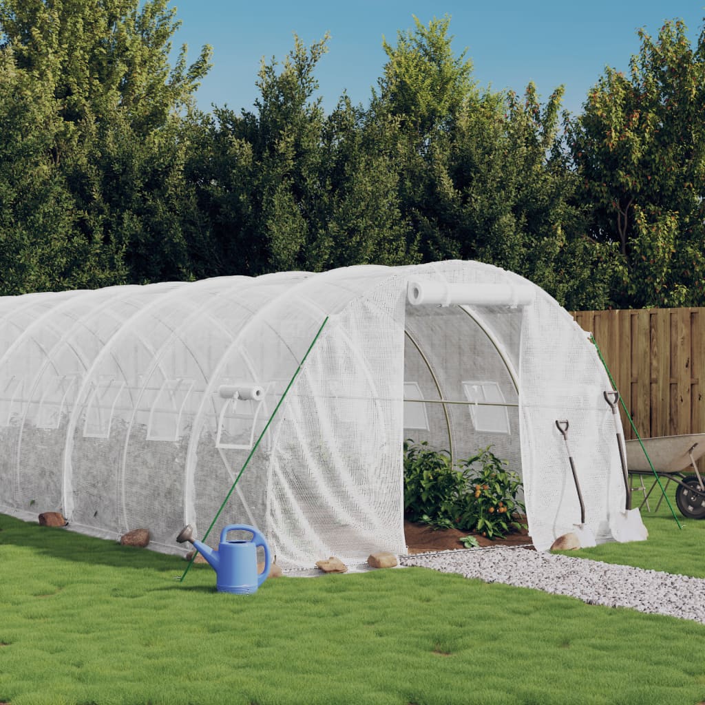 Gewächshaus Mit Stahlrahmen 42 M² 14X3X2 M