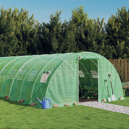 Gewächshaus Mit Stahlrahmen 72 M² 18X4X2 M