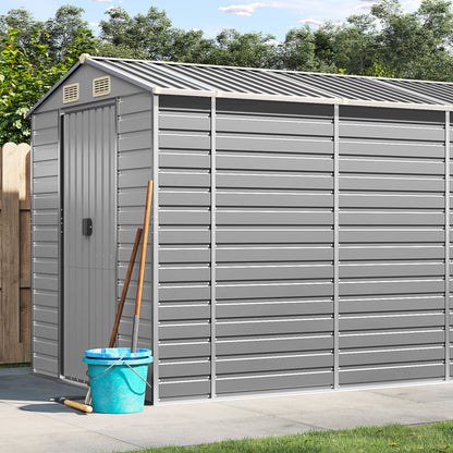 Gartenhaus 191 X 215 X 198 Cm Verzinkter Stahl