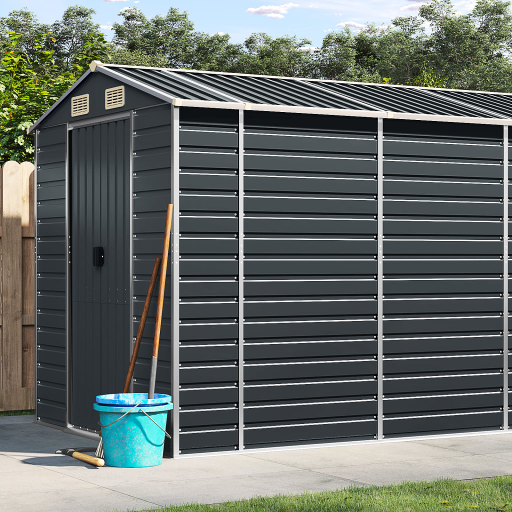 Gartenhaus 191 X 215 X 198 Cm Verzinkter Stahl