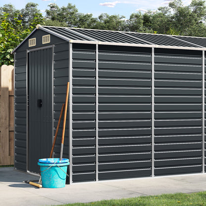 Gartenhaus 191 X 215 X 198 Cm Verzinkter Stahl