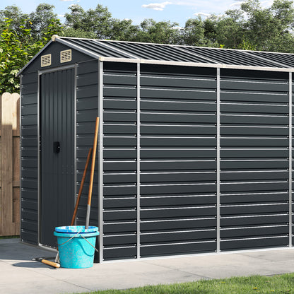 Gartenhaus 191 X 215 X 198 Cm Verzinkter Stahl