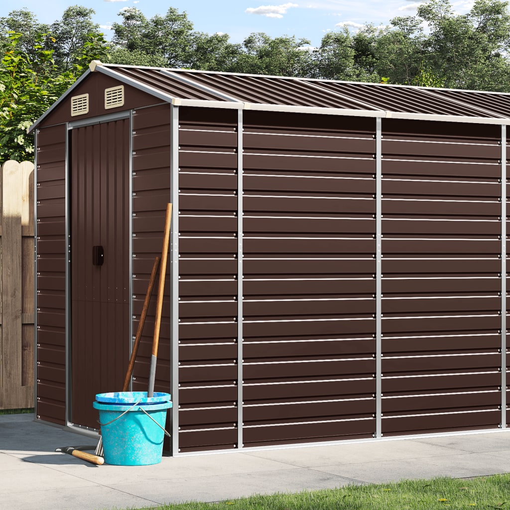 Gartenhaus 191 X 215 X 198 Cm Verzinkter Stahl
