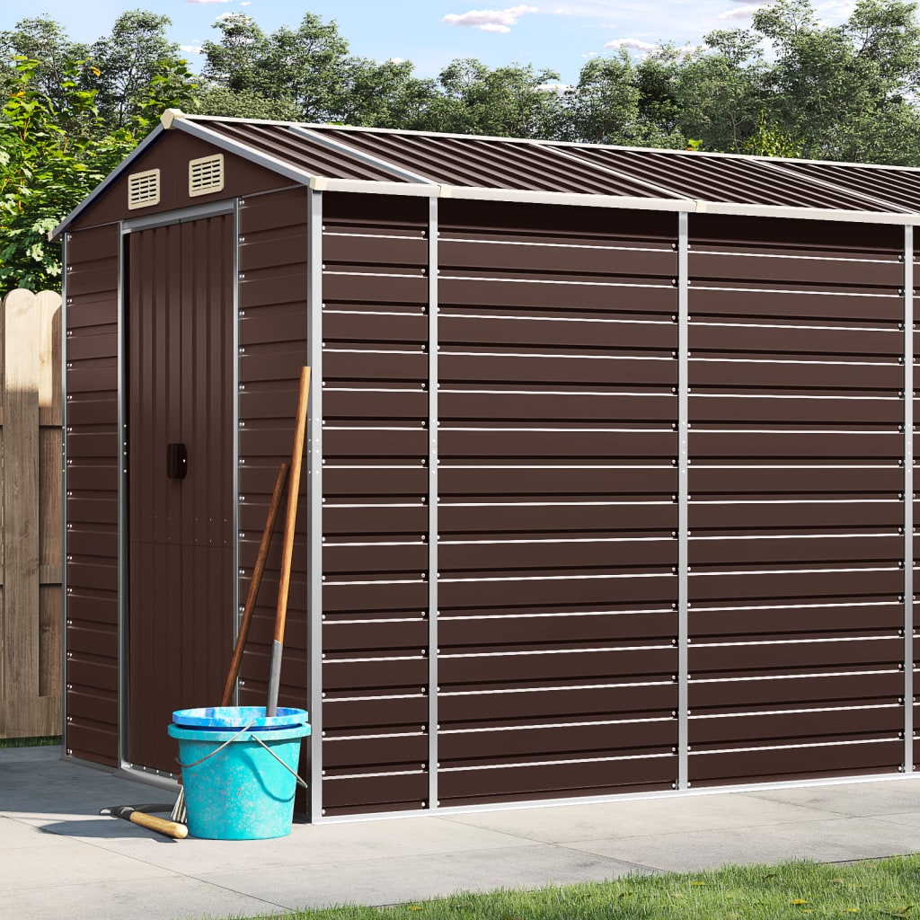 Gartenhaus 191 X 215 X 198 Cm Verzinkter Stahl