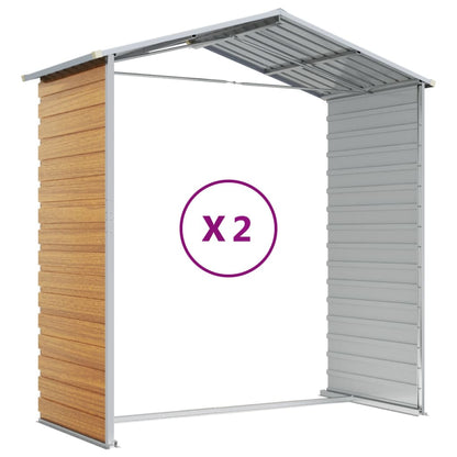 Gartenhaus 191 X 215 X 198 Cm Verzinkter Stahl