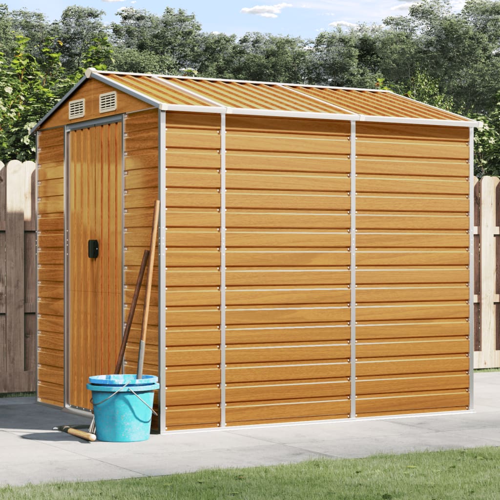 Gartenhaus 191 X 215 X 198 Cm Verzinkter Stahl