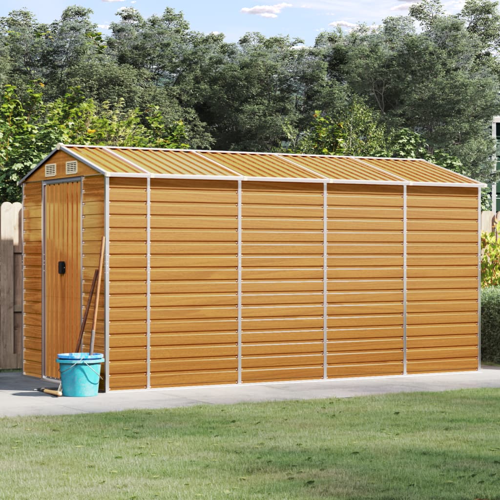 Gartenhaus 191 X 215 X 198 Cm Verzinkter Stahl