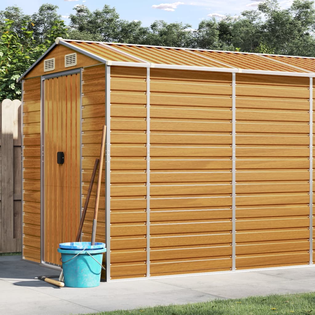 Gartenhaus 191 X 215 X 198 Cm Verzinkter Stahl
