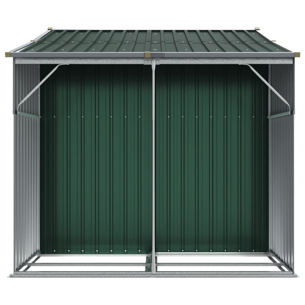Gerätehaus 277X192,5X179 Cm Verzinkter Stahl