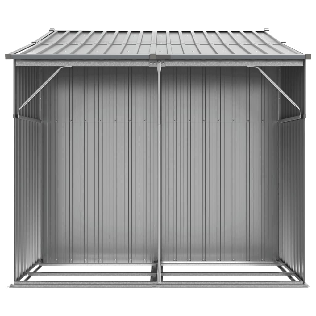 Gerätehaus 277X192,5X179 Cm Verzinkter Stahl