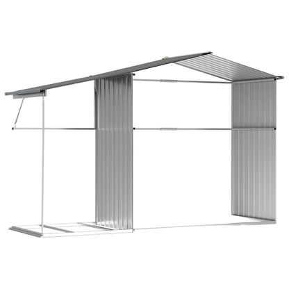 Gerätehaus 277X192,5X179 Cm Verzinkter Stahl