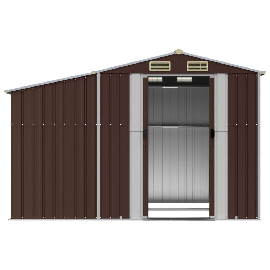 Gerätehaus 277X192,5X179 Cm Verzinkter Stahl
