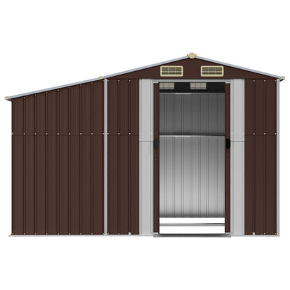 Gerätehaus 277X192,5X179 Cm Verzinkter Stahl