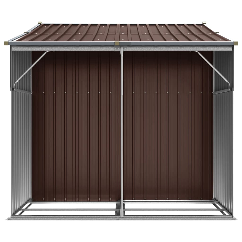 Gerätehaus 277X192,5X179 Cm Verzinkter Stahl