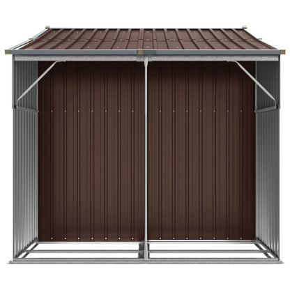 Gerätehaus 277X192,5X179 Cm Verzinkter Stahl