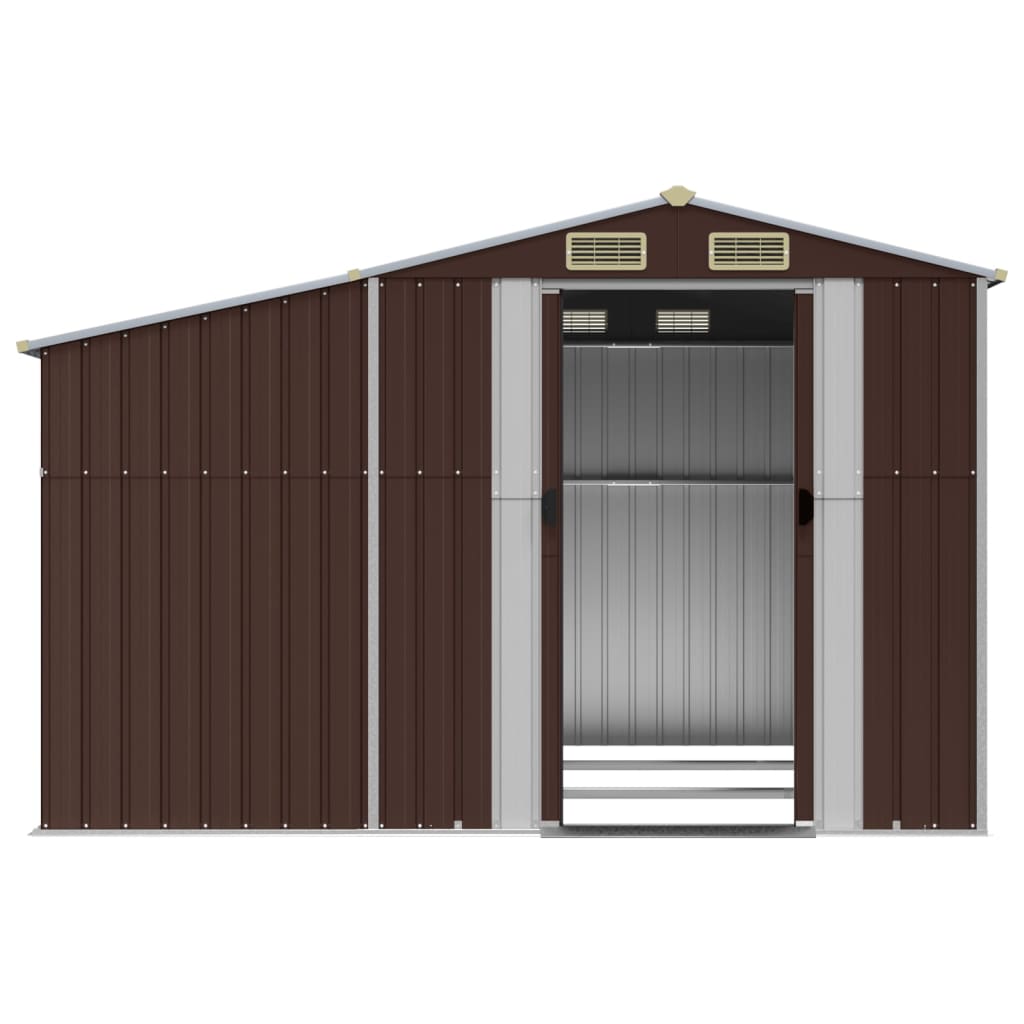 Gerätehaus 277X279X179 Cm Verzinkter Stahl