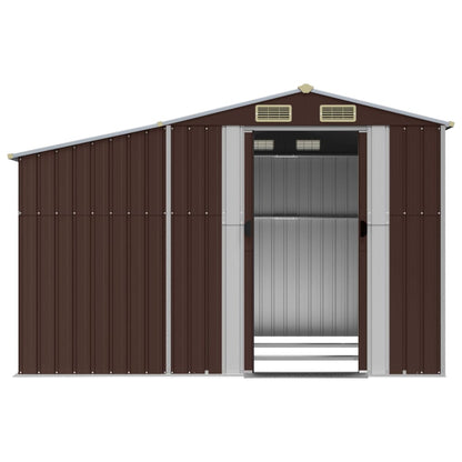 Gerätehaus 277X279X179 Cm Verzinkter Stahl
