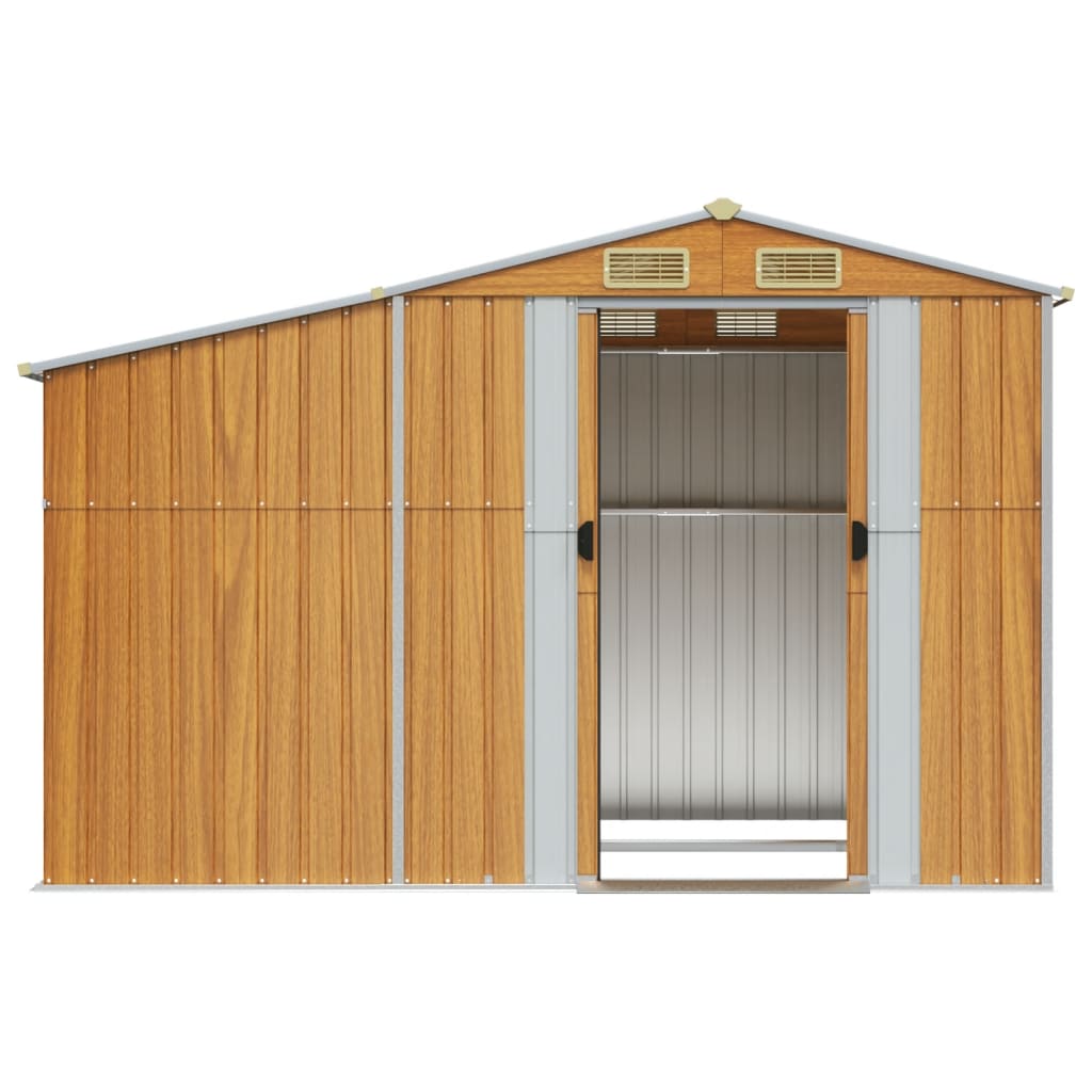 Gerätehaus 277X192,5X179 Cm Verzinkter Stahl