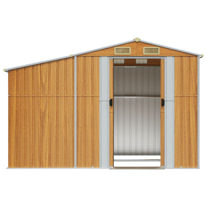 Gerätehaus 277X192,5X179 Cm Verzinkter Stahl