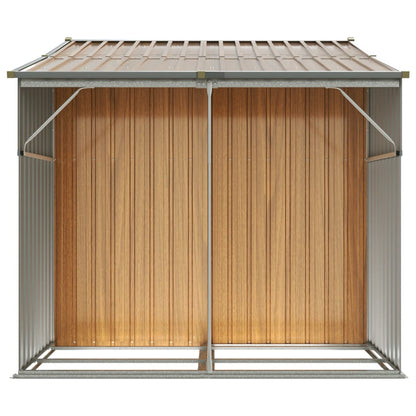 Gerätehaus 277X192,5X179 Cm Verzinkter Stahl